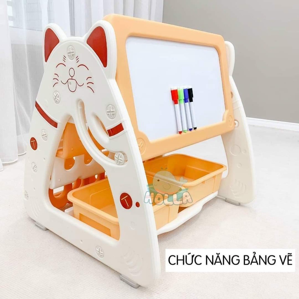 Set Bảng Vẽ Hình Mèo Holla 3in1 Cao Cấp
