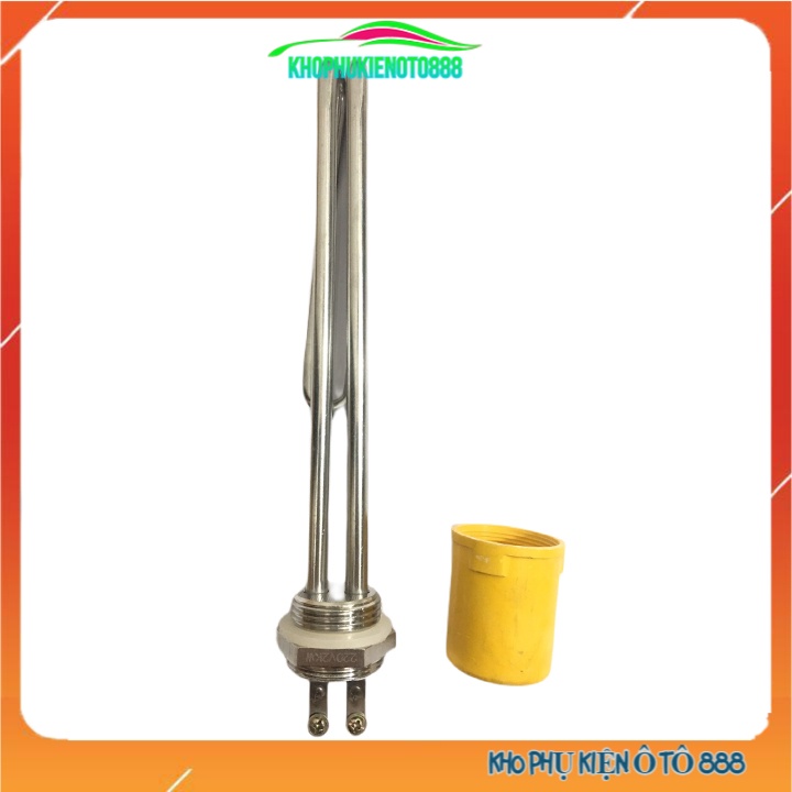 Điện trở củ ren thanh nhiệt phi 32mm điện áp 220V công suất 2kw-2.5kw-3kw-4kw-6kw nấu phở đun sôi nước
