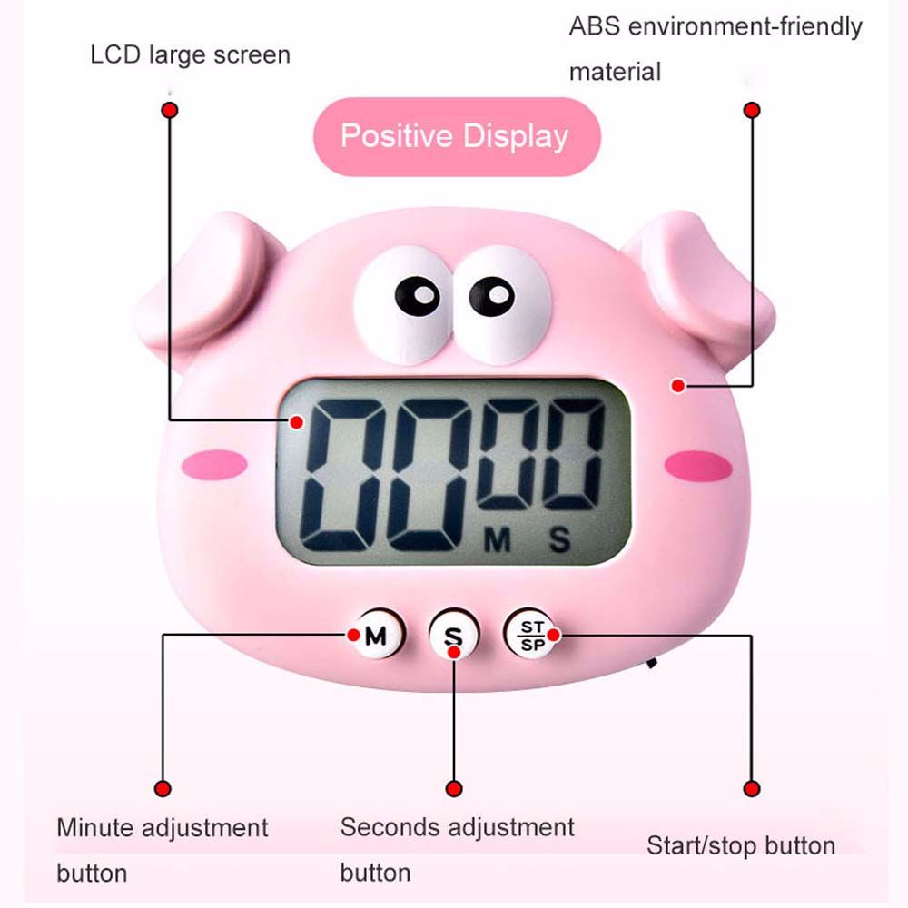 Đồng hồ hẹn giờ nấu ăn hình thú dễ thương