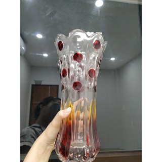 BÌNH THỦY TINH CẮM HOA CAO CẤP 29CM