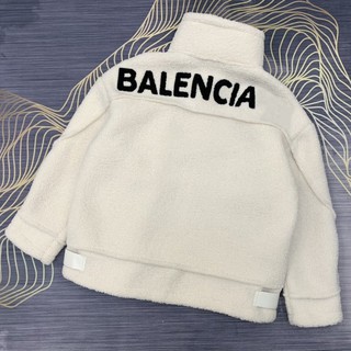 Áo khoác len B@lenciaga shearling jacket ss20