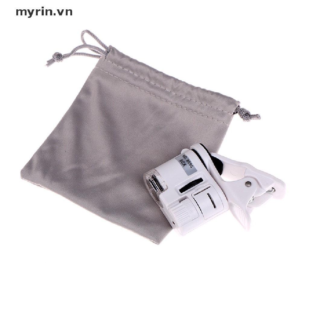 1 Ống Kính macro X 60 Kèm Đèn led Cho Điện Thoại