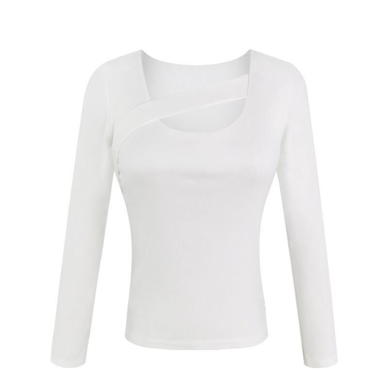 NRVP Áo thun nữ tay dài phong cách Hàn Quốc mới năm 2021