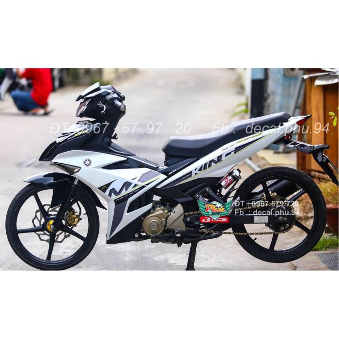Tem rời Exciter 150 Mx đen trắng 2019 (B)