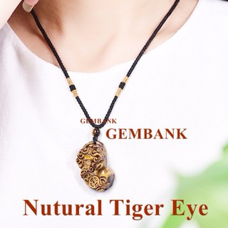 Vòng Cổ Tỳ Hưu Opal Mắt Hổ Tự Nhiên