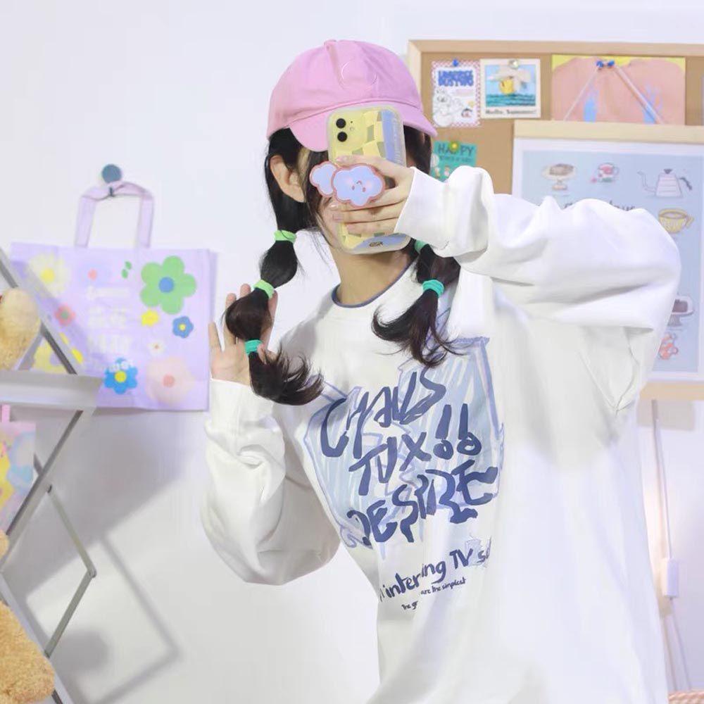 Dây Cột Tóc Màu Kẹo Phong Cách Hàn Quốc Thanh Lịch Cho Nữ Giá Đỡ