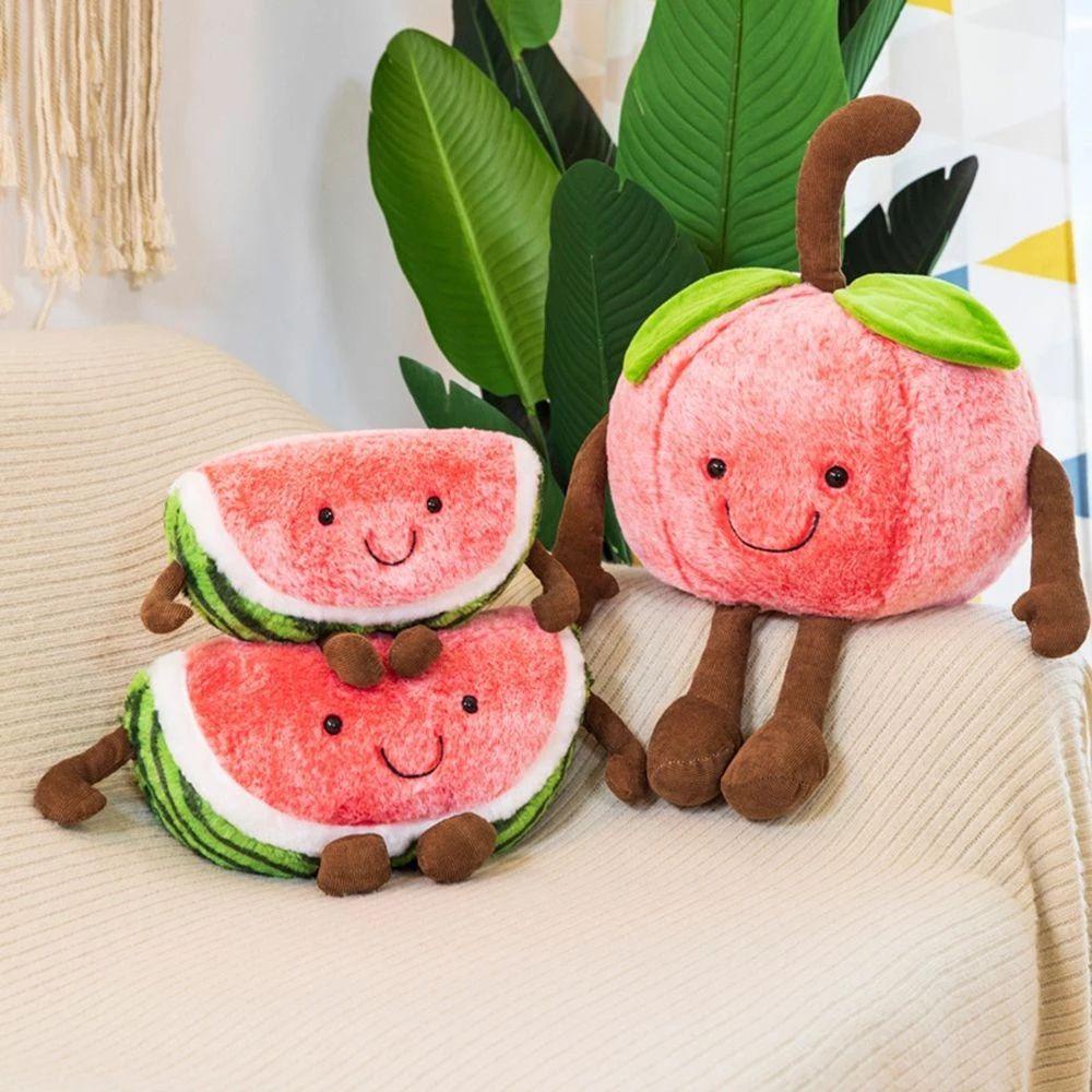 Trái Cây Nhồi Bông Mềm Mại Vui Nhộn Trang Trí Giường Ngủ / Ghế Sofa