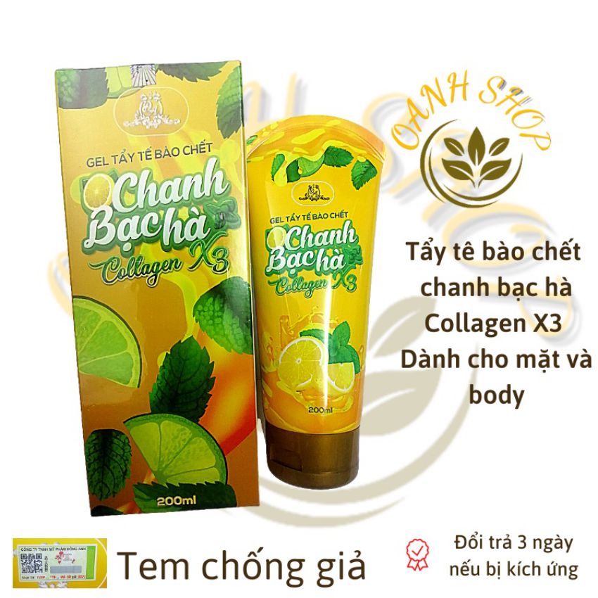 [CHÍNH HÃNG] Gel Tẩy Tế Bào Chết Collagen X3 Mỹ Phẩm Đông Anh