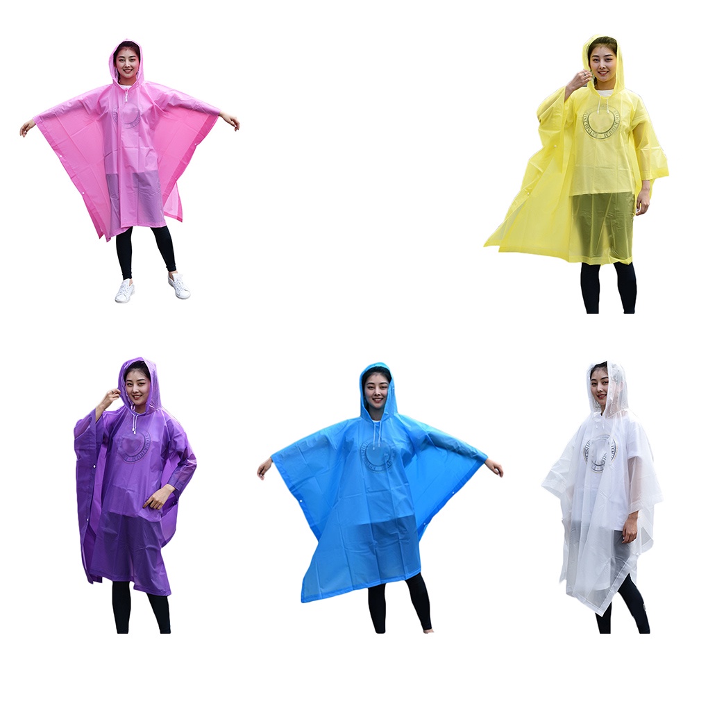 [double]Raincoat Motorbike Electric Scooter EVA Non-disposable Rain Clothes Women Men Lightweight Rain Cape