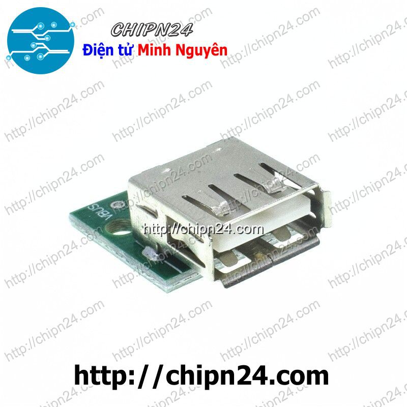 [1 CÁI] Đế chuyển Adapter USB A CÁI to DIP (PCB chuyển, Mạch chuyển)