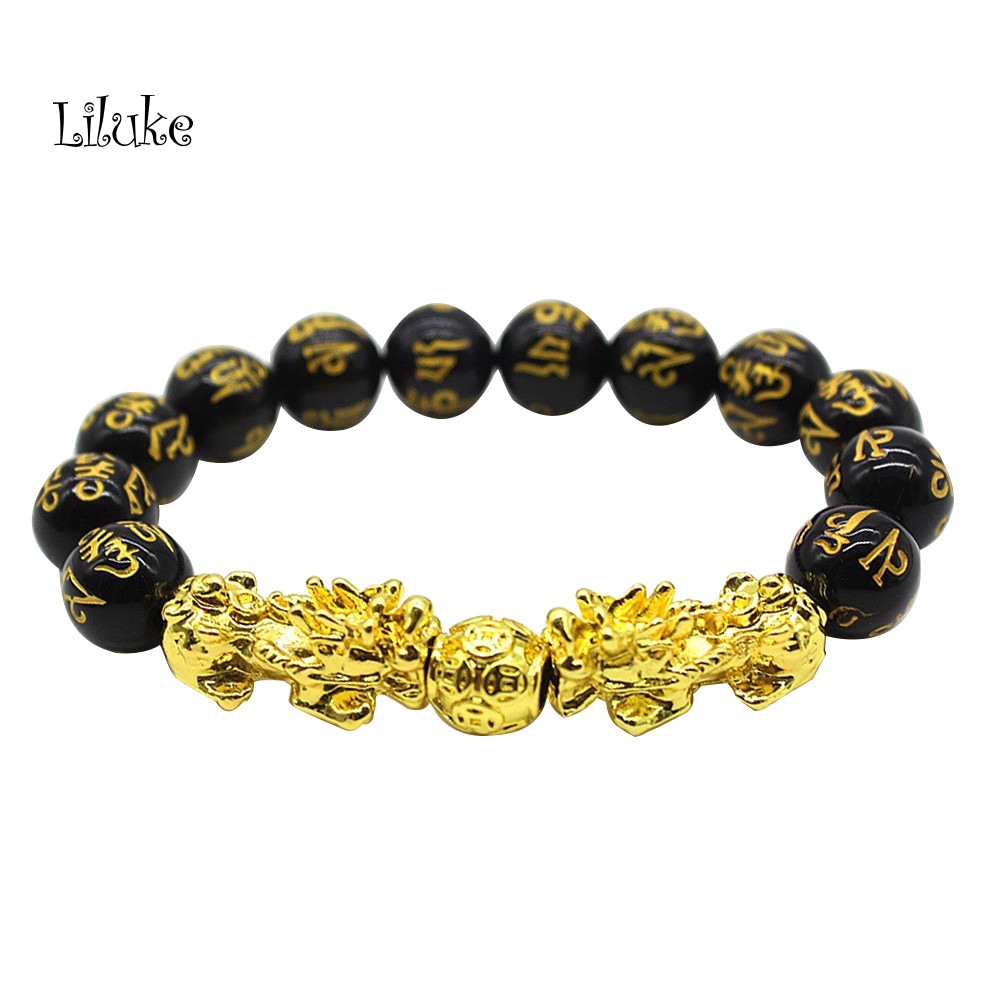 [LK] Vòng Tay Bùa Hộ Mệnh Pi Xiu Charm Mantra May Mắn Phong Thủy