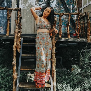Set đồ Thổ Cẩm Boho tặng cài tóc