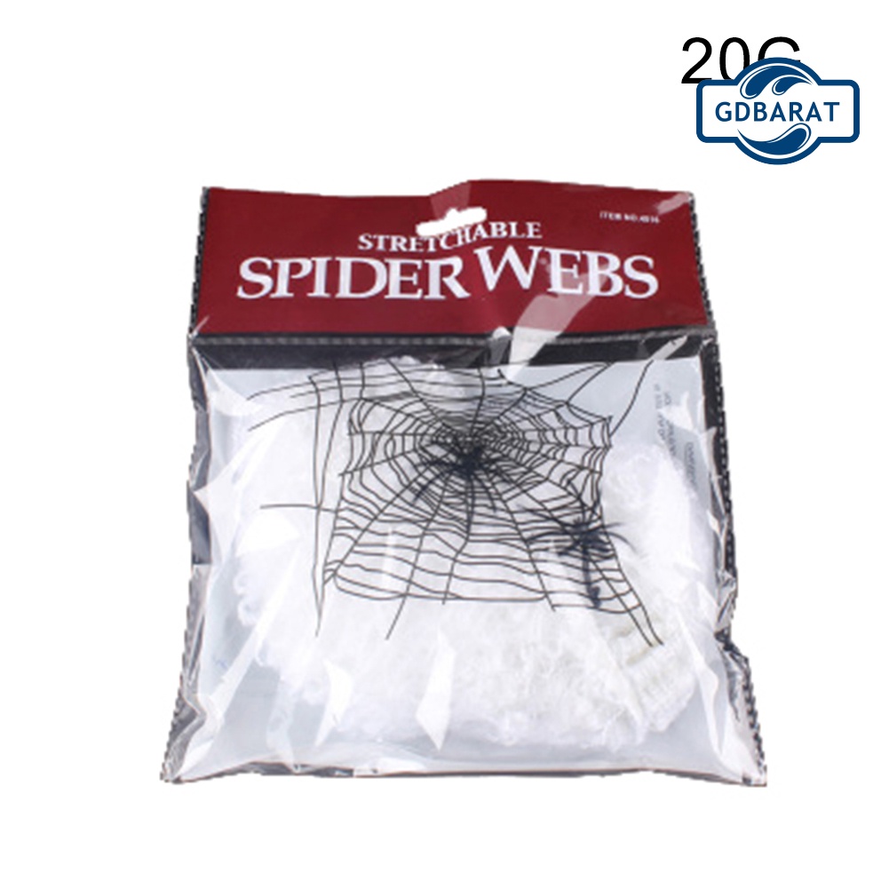 Mạng Nhện Co Giãn Dùng Để Trang Trí Nhà Dịp Halloween Tiện Dụng
