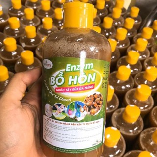 Nước tẩy rửa enzym bồ hòn quế 500ml - nói không với hoá chất