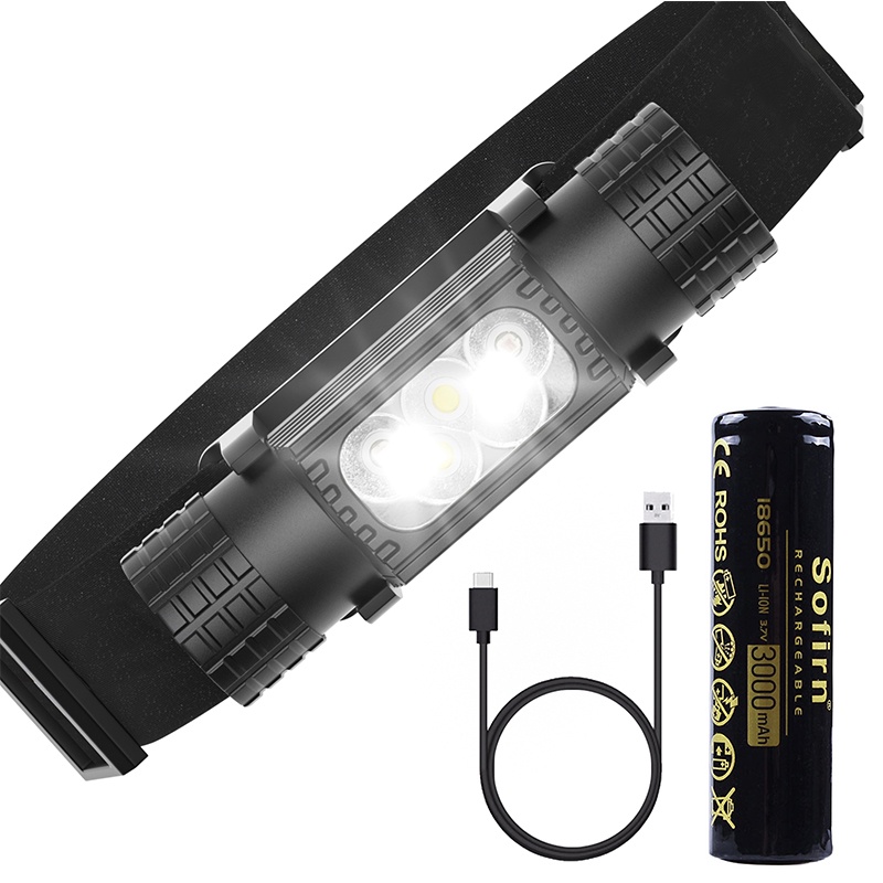 Đèn pha led SOFIRN H25A 5 bóng * 30W 2400 lumen chống nước IP66 có thể sạc lại cho hoạt động ngoài trời