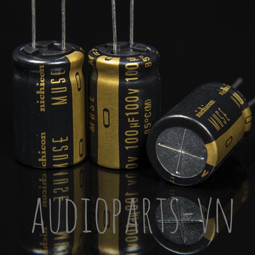 1 x Tụ điện Nichicon KZ Muse 100uF 100V