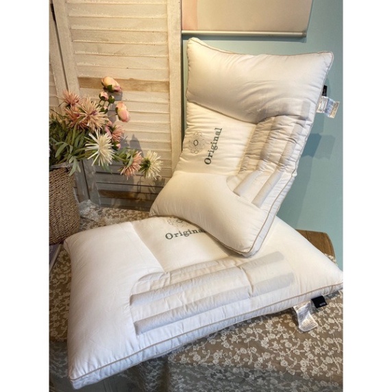 Gối đầu massage ORIGINAL_Chính hãng_dòng gối cao cấp chống mỏi vai gáy bảo vệ sức khỏe,kích thước chuẩn 50x70, nặng Giá