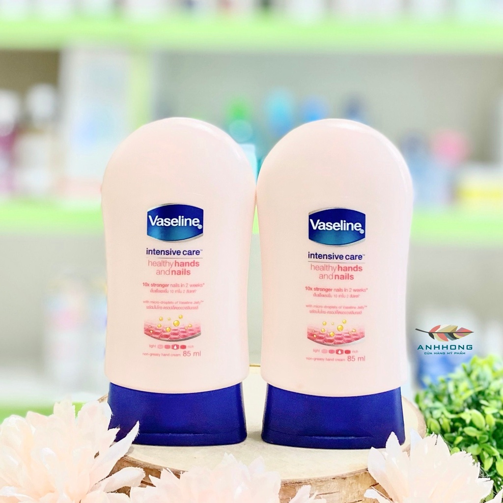 Kem Dưỡng Da Tay Vaseline Intensive Care Health Hands And Nails Giúp Da Mềm Mại, Mịn Màng
