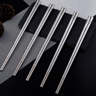 Combo 5 Đũa ăn cơm Inox 304 cao cấp ( hoàn tiền nếu không đúng inox 304 )