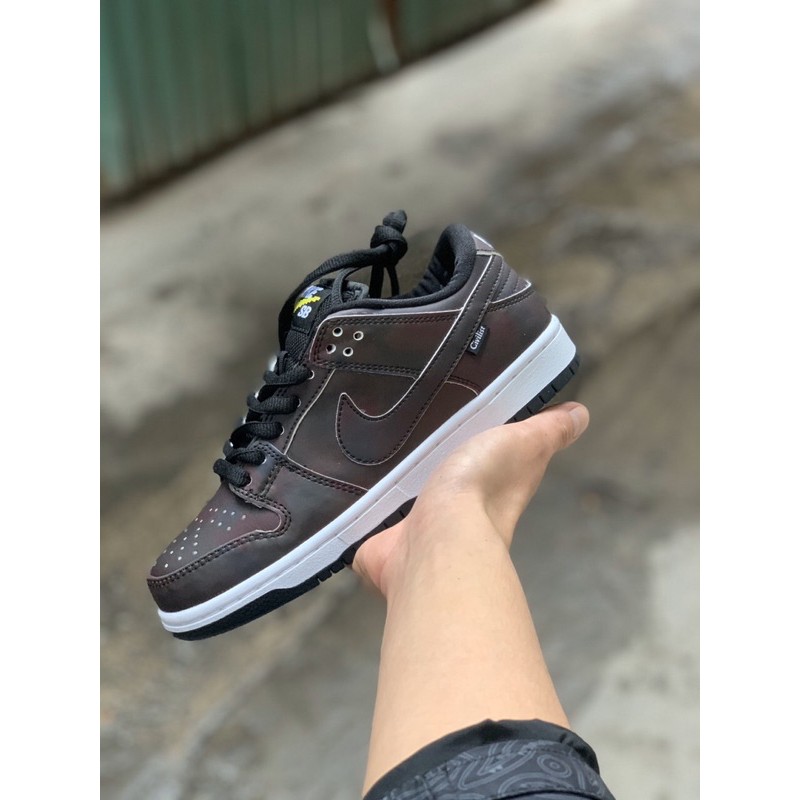 Giày sneaker thể thao SB phối màu nâu đất