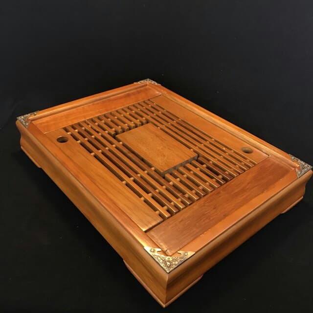 Khay gỗ đựng bộ ấm chén