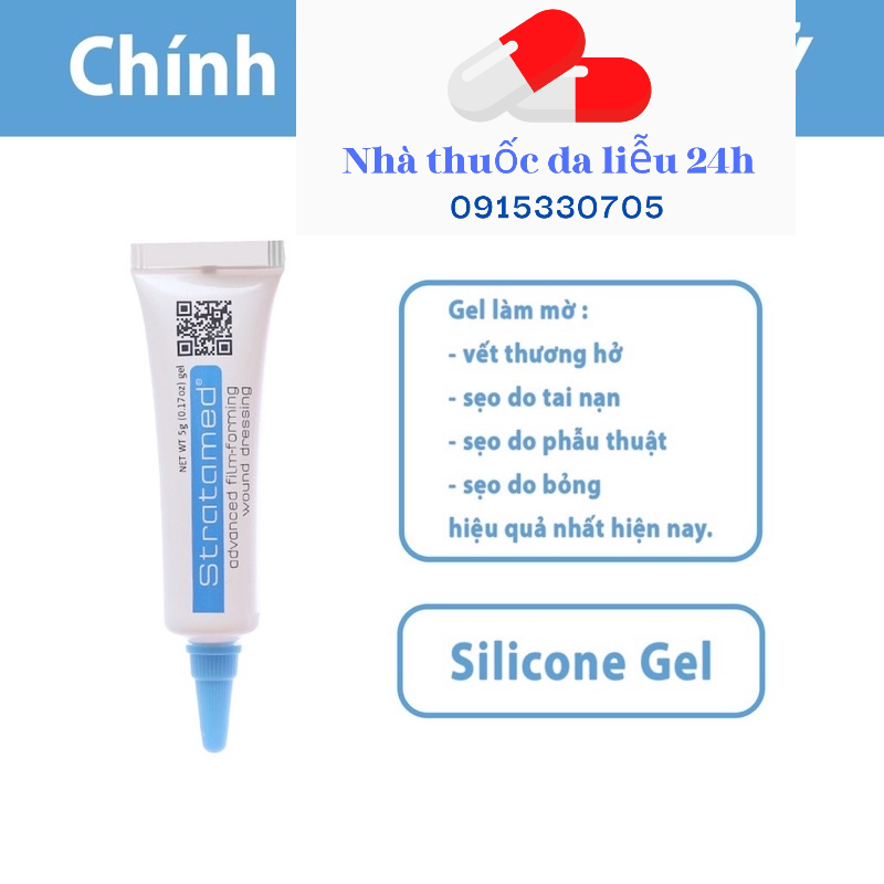 Stratamed hỗ trợ phục hồi vết thương hở, xoá sẹo mụn, rạn da, vết bỏng, loét 5g 10g