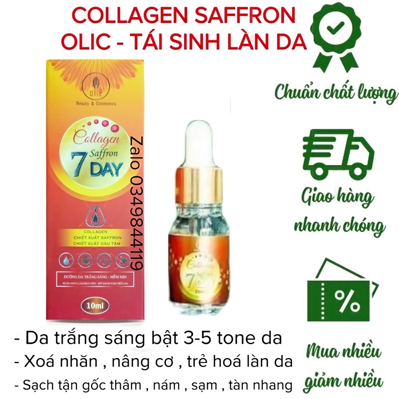 COLLAGEN SAFFRON OLIC - TÁI SINH LÀN DA