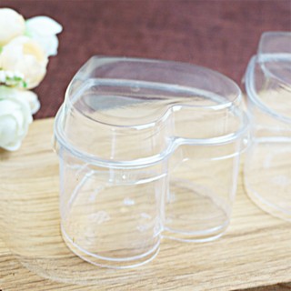 CỐC NHỰA CỨNG TRÁI TIM (set 10c)