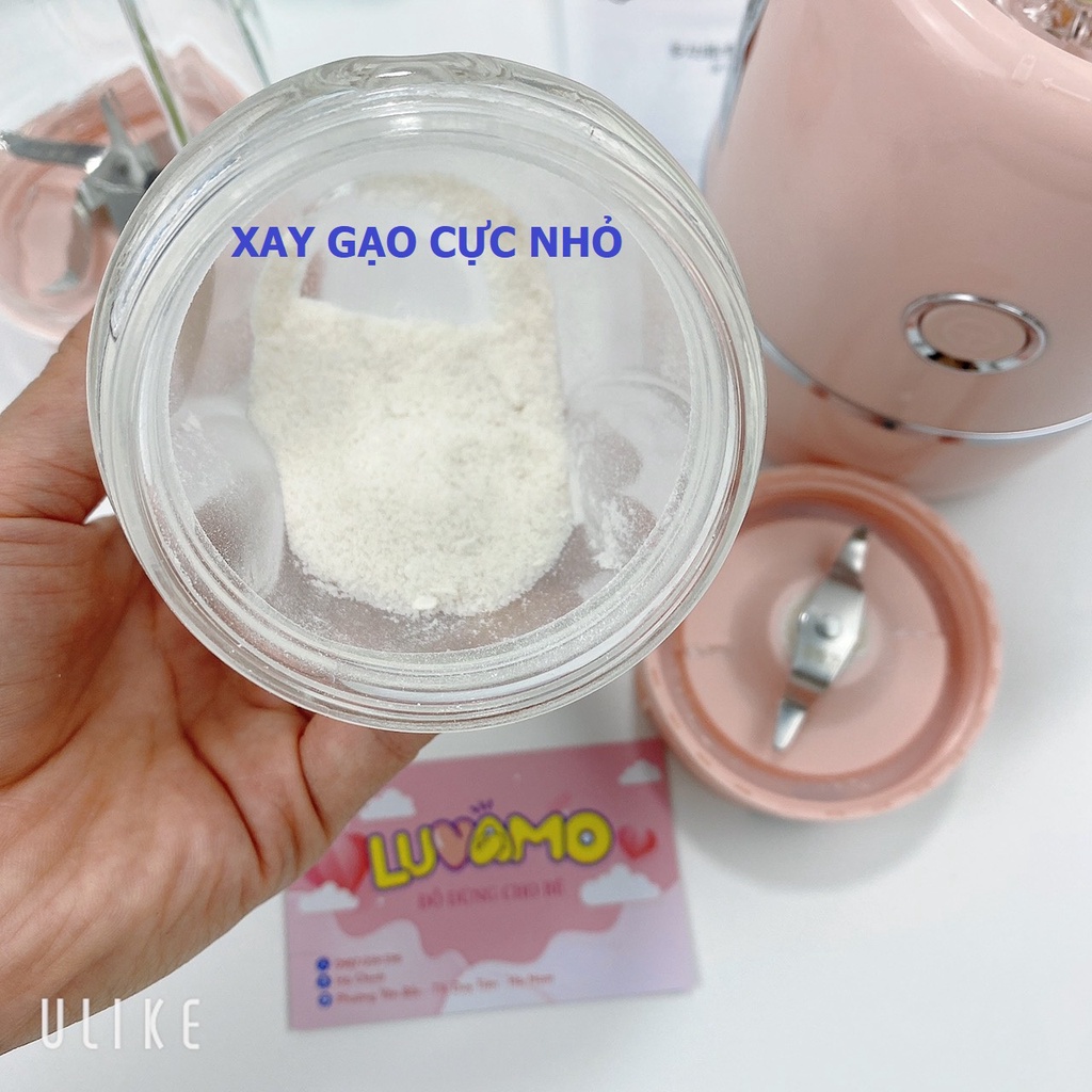 Máy xay 3 cối đa năng chế biến đồ ăn dặm cho bé luvamo AD111