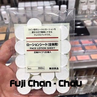 Mask nén Muji bịch 20 viên