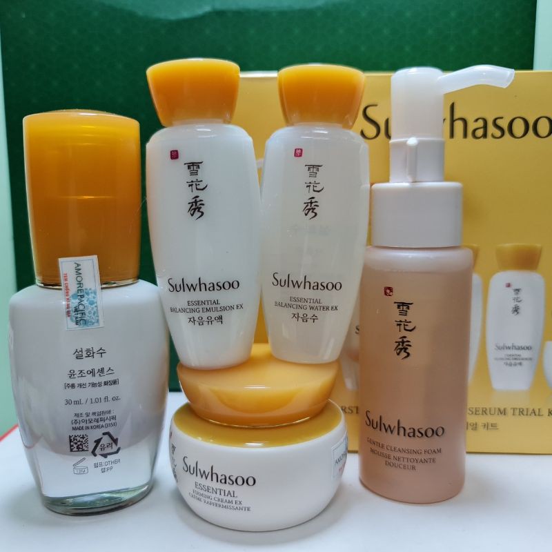 [Tem hãng]Bộ sản phẩm chống lão hóa, nâng cơ mặt Sulwhasoo First care