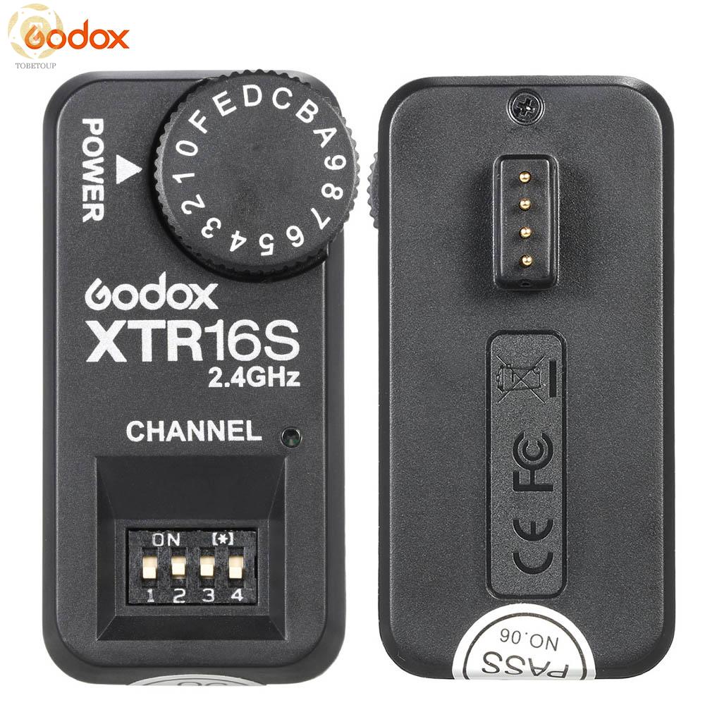 Thiết Bị Nhận Tín Hiệu Điều Khiển Từ Xa Godox Xtr-16S 2.4g Không Dây Cho Máy Tính / V860 / V850