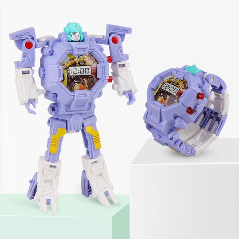 Đồ Chơi Đồng Hồ Robot Biến Hình Cho Bé