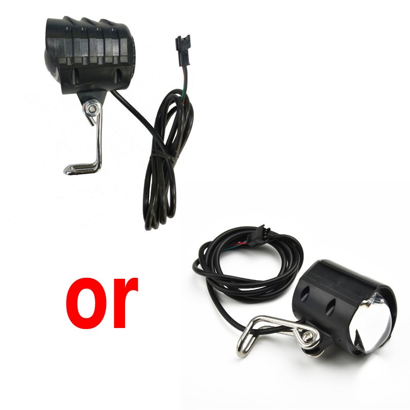 Đèn Pha LED 36-60V Siêu Sáng Gắn Phía Trước Xe Đạp Điện