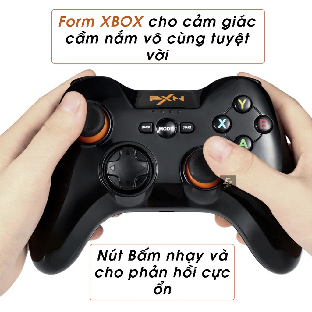  Tay Cầm Chơi Game Không Dây PXN 9613 Có Rung, Hỗ Trợ PC Và Điện Thoại Android (Có Usb | BigBuy360 - bigbuy360.vn