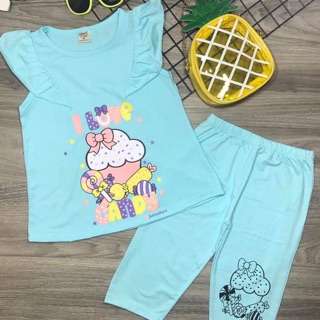 Đồ bộ lửng size đại cotton 4 chiều cho bé gái