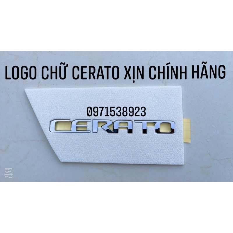 Logo chữ CERATO dán xe KIA CERATO 2018-2021 xịn chính hãng 86310M6100