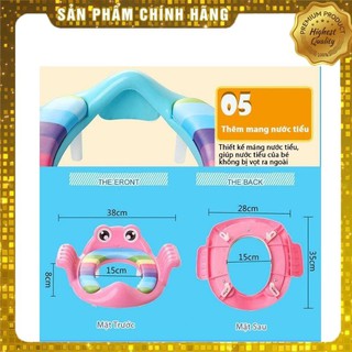 💥BỆ LÓT BỒN CẦU CHO TRẺ💥  Bệ lót  bồn cầu thu nhỏ có tay vịn cho bé