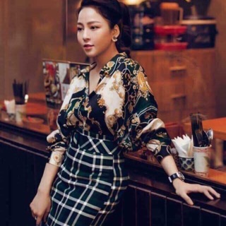 Áo sơmi hoạ tiết