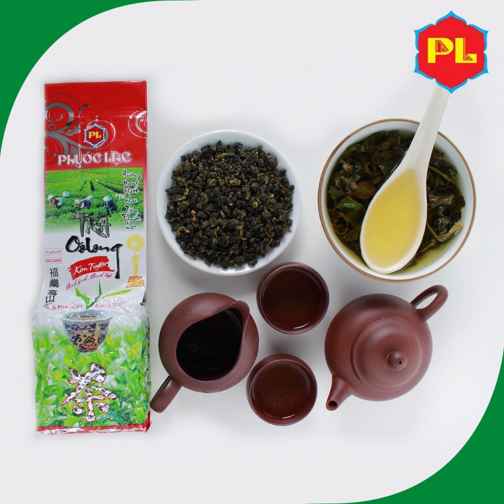 Trà ô long cao cấp (oolong) 100g-250g Kim Tuyên Phước Lạc loại 1 - Trà biếu thượng hạng