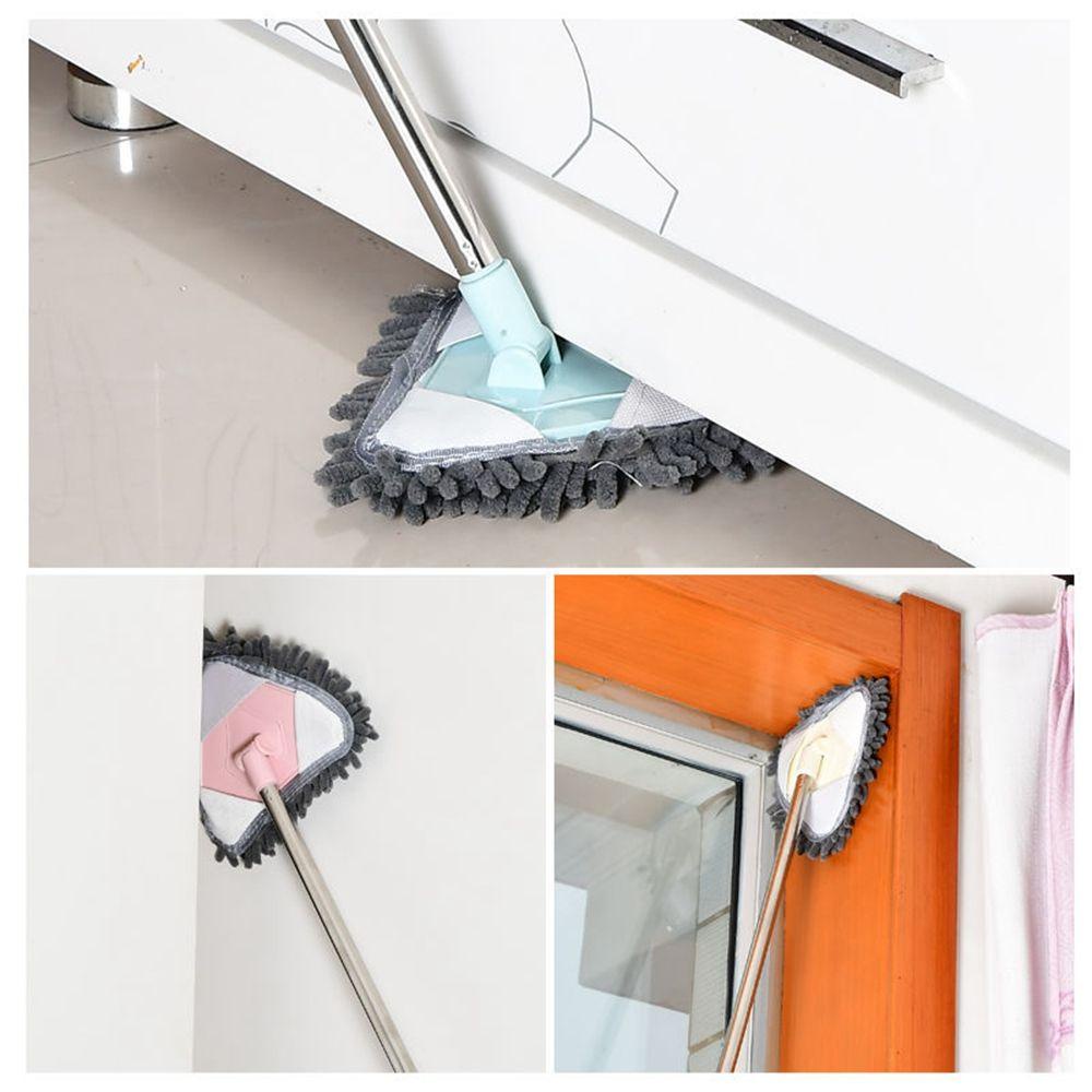 Khăn Lau Hình Tam Giác Bằng Sợi Microfiber Thay Thế Cho Cây Lau Nhà
