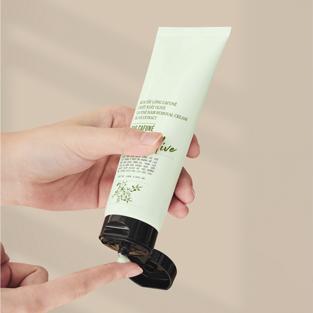 Combo Kem Tẩy Lông và Serum triệt lông Cafuné triệt lông cho nách, vùng kín, bikini 120ml| Timeduo.vn Mỹ phẩm chính hãng