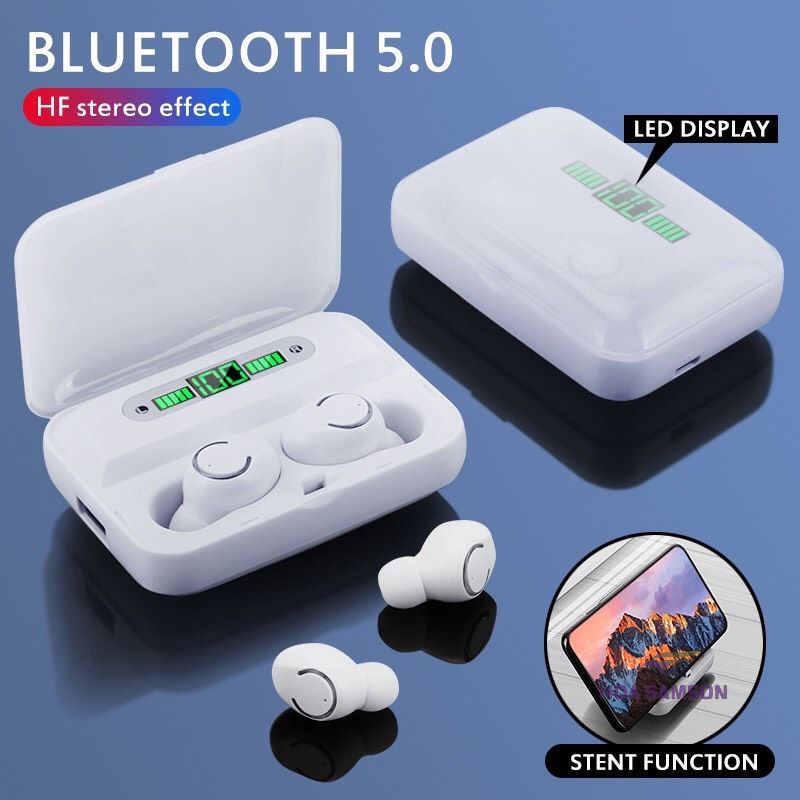 Tai Nghe Bluetooth 5.0 True Wireless Amoi F9 Pro Bản Quốc Tế Cao Cấp Cảm Biến Vân Tay , Kiêm Sạc Dự Phòng