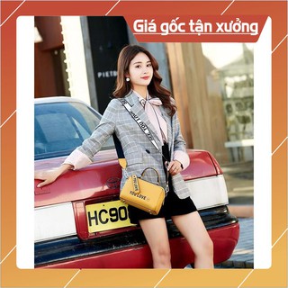 Túi xách nữ da pu dáng hộp phong cách hq - t60768