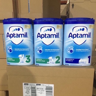 Sữa bột Aptamil Đức xanh cao 800gr số 1 2 3