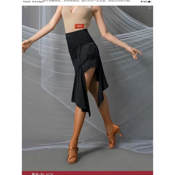 Váy khiêu vũ latin hàng có sẵn