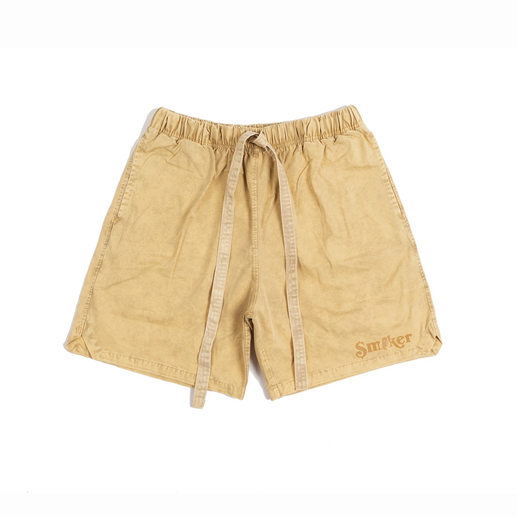 QUẦN SHORT WASHED KHAKI SHORT[SMAKER]