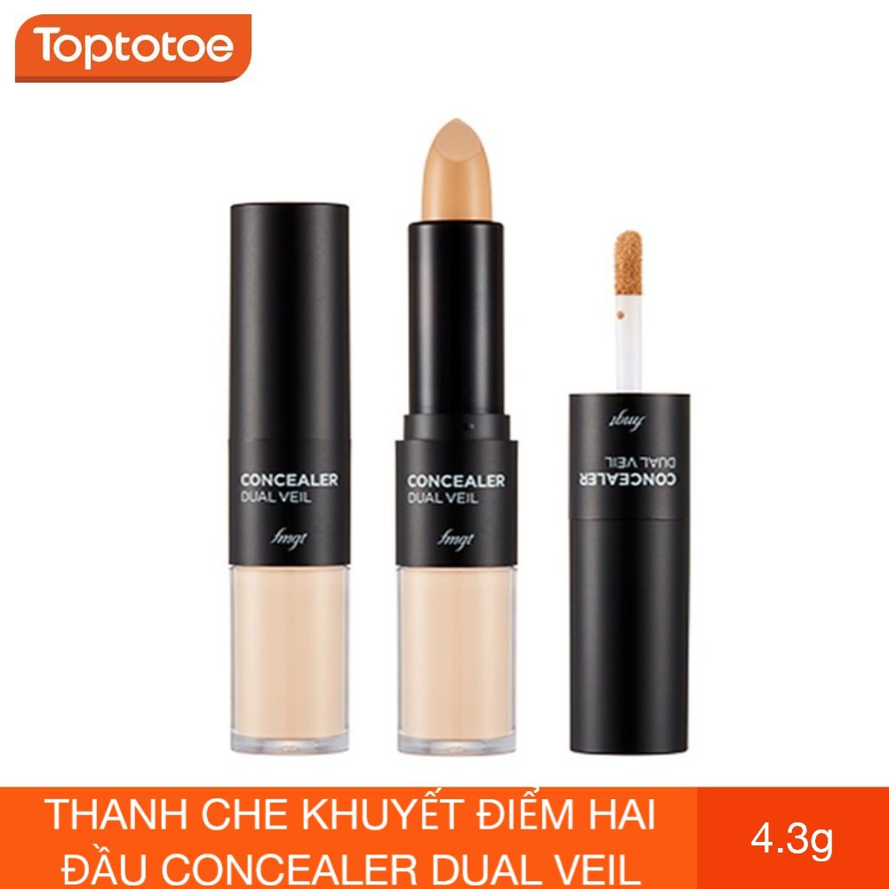 Thanh Che Khuyết Điểm Hai Đầu The Face Shop Concealer Dual Veil