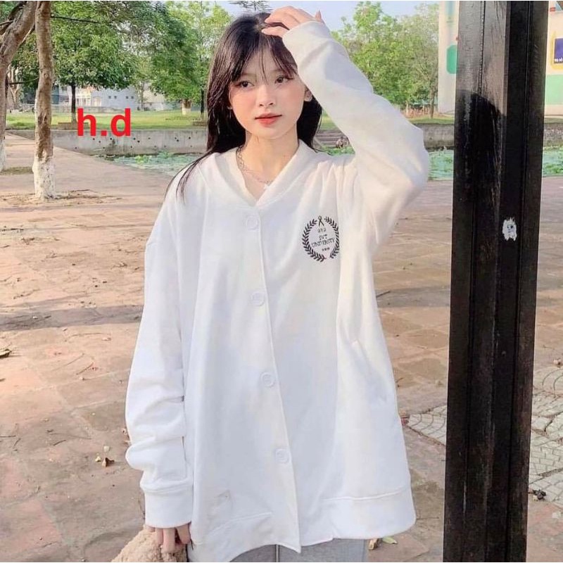 Áo Nỉ Zip Dài Tay Quả cầu; cadigan UniverSweater loại 1, thun hoodie form rộng UlzzangChất Nỉ Bông kp bai xù