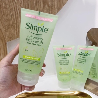 Sữa rửa mặt simple 150ml chính hãng